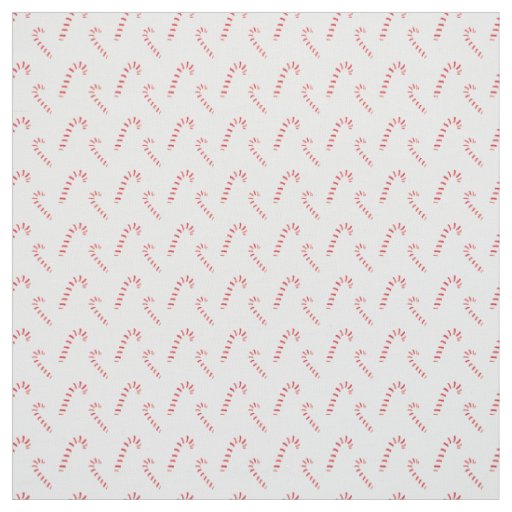 Candy Canes Pattern Fabric