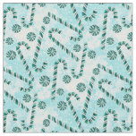 Candy Canes Peppermint Christmas  Fabric