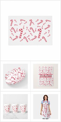 Candy Canes - Red
