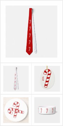 Candy Canes - Red