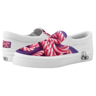 Candy Canes Slip-On Sneakers