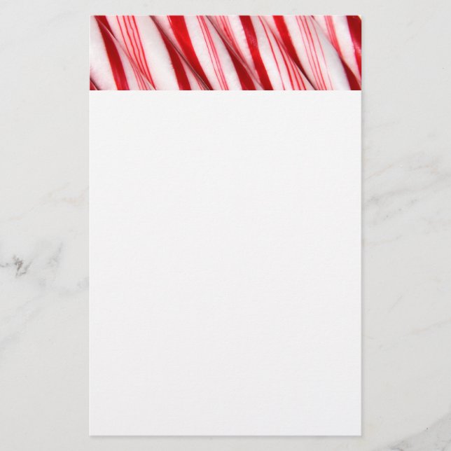 Candy Canes Stationery (Front)