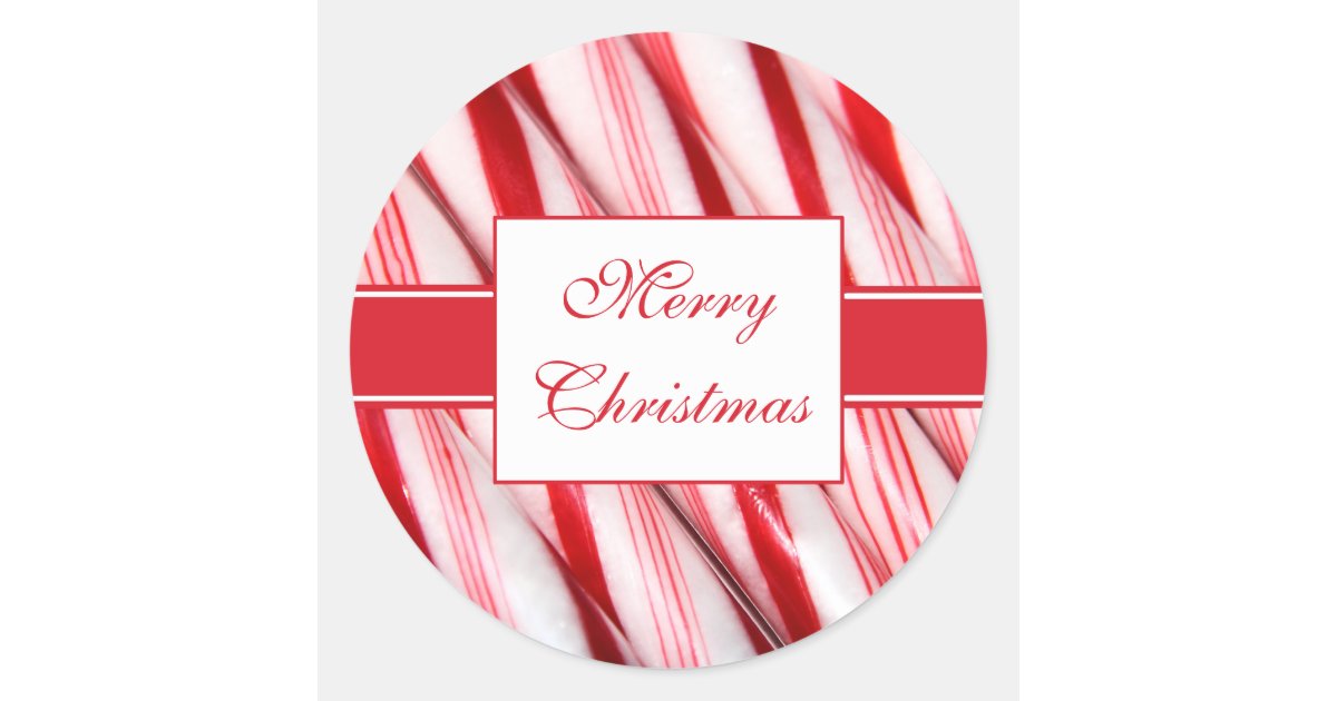 Candy Canes Stickers Zazzle