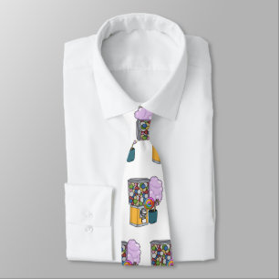 Candy cartoon illustration neck tie
