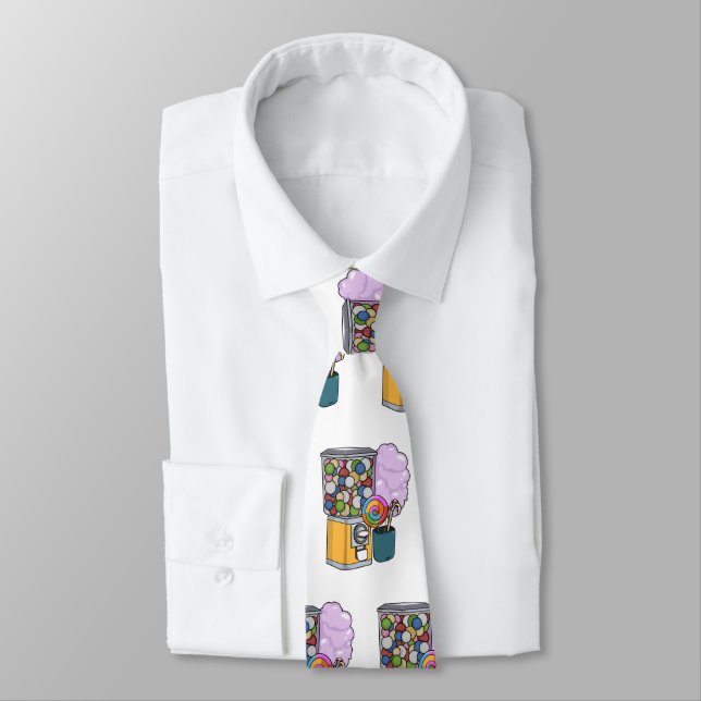 Candy cartoon illustration  neck tie (Tied)