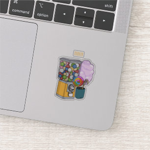 Candy cartoon illustration sticker