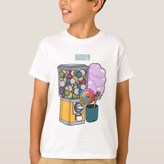 Candy cartoon illustration  T-Shirt (Front)