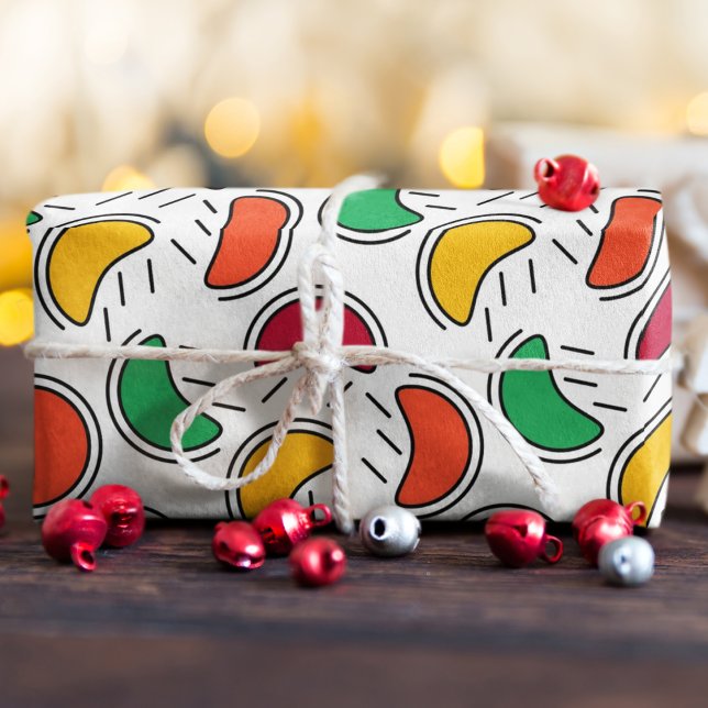 Candy Cartoon Pattern Wrapping Paper (Candy fruit pattern birthday packing gift wrap,gift wrapping paper,return gift wrap paper,paper gift)