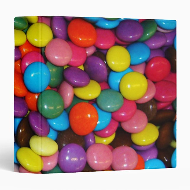 Candy cased choclate buttons Texture Template Binder (Front/Spine)