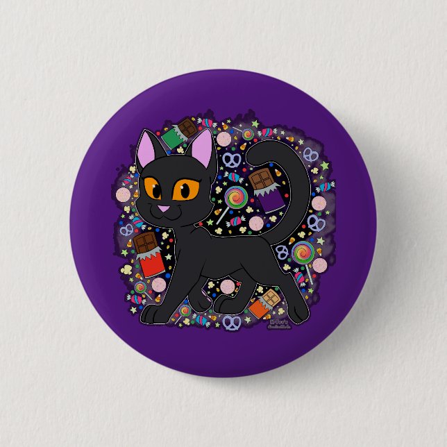 Candy Cat Button (Front)