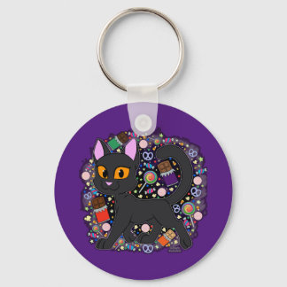 Candy Cat Keychain