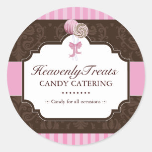 Candy Caterer Packaging Stickers
