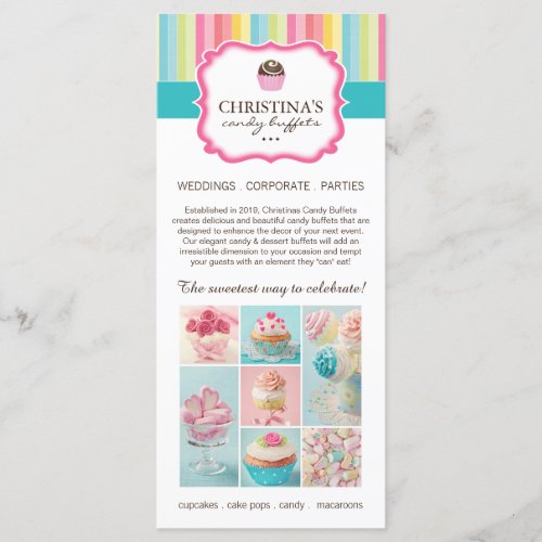 Candy Caterer Rack Card