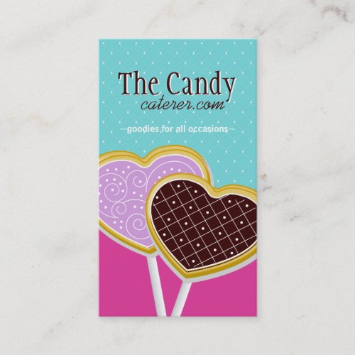 Candy Catering Business Cards
