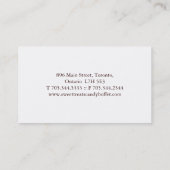 Candy Catering Business Cards (Back)