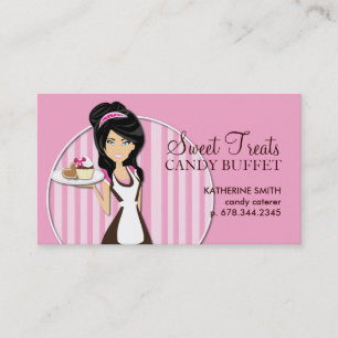 Candy Catering Business Cards
