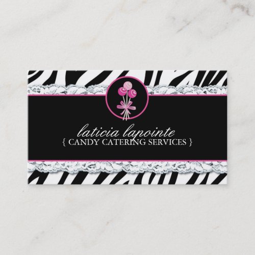 Candy Catering Business Cards