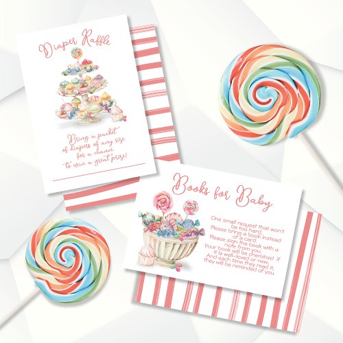 Candy Charcuterie Diaper Raffle Baby Shower Invitation