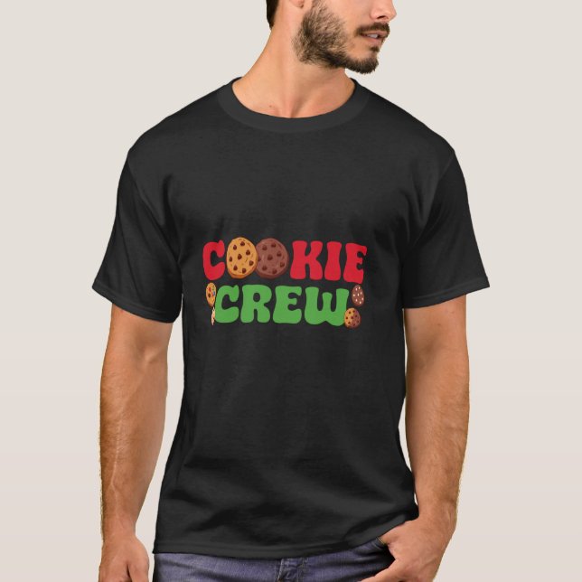 Candy Chocolate Biscuits Cookie Crew T-Shirt (Front)