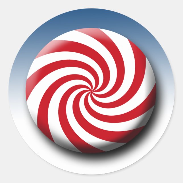 Candy Christmas Package Stickers (Front)