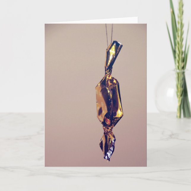 Candy Christmas tree decoration Holiday Card (Front)