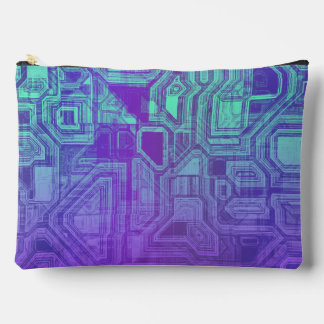 candy circuits - berry blue : accessory pouch
