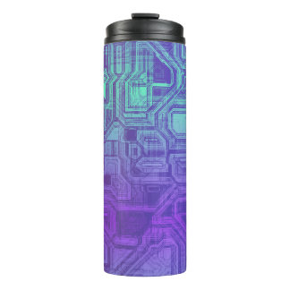 candy circuits - berry blue : electronics Bag Thermal Tumbler