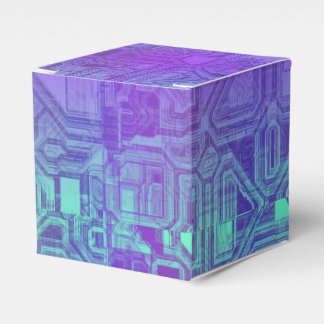 candy circuits - berry blue : favor boxes