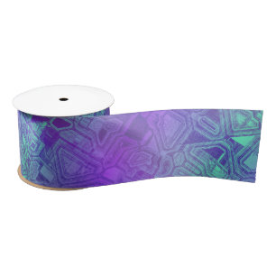 candy circuits - berry blue : satin ribbon