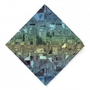 candy circuits - lemon lime : bandana