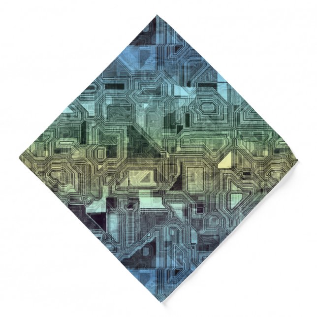 candy circuits - lemon lime : bandana (Front)