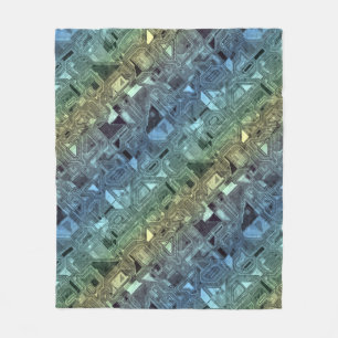 candy circuits - lemon lime : fleece blanket