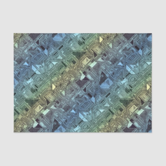 candy circuits - lemon lime : tissue paper (Front)