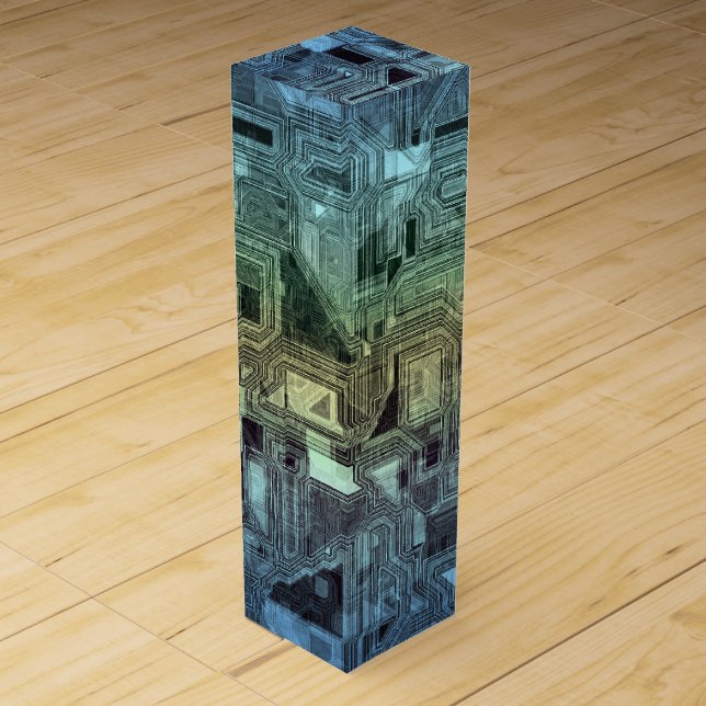 candy circuits - lemon lime : wine box (Front)