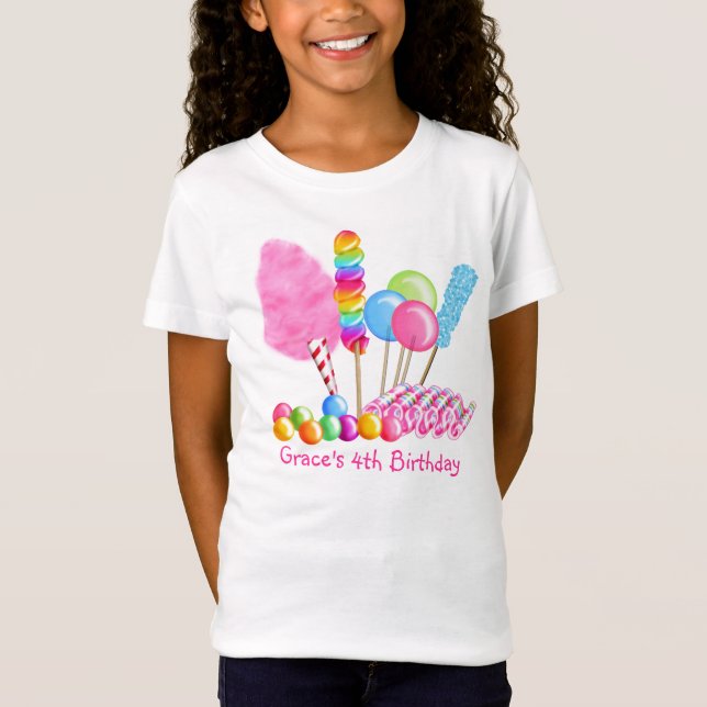 Candy Circus Birthday T- shirt (Front)
