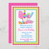 Candy Circus Invitations (Front/Back)