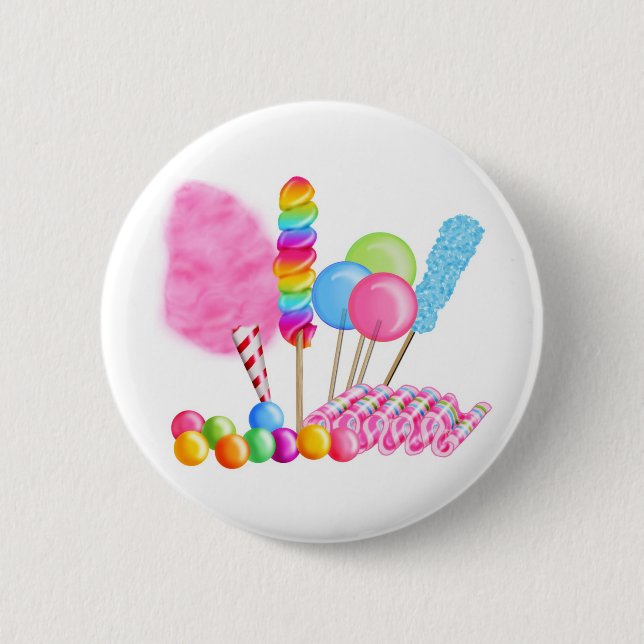 Candy Circus Pinback Button (Front)