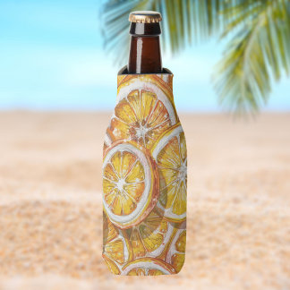 Candy Citrus Swirl – Fun Retro Citrus Candy Bottle Cooler