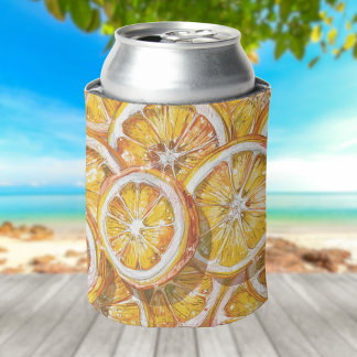 Candy Citrus Swirl – Fun Retro Citrus Candy Can Cooler