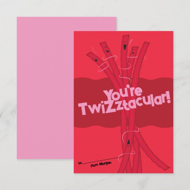 Candy Classroom Valentine Cards (Front/Back)
