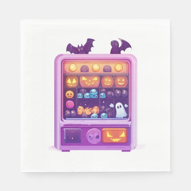 Candy Claw Machine Napkins (Front)