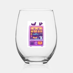 Candy Claw Machine Stemless Wine Glass