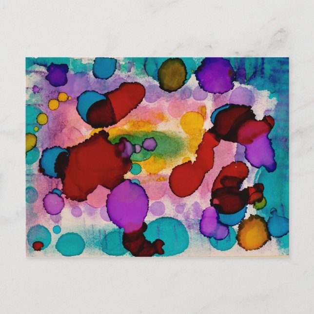 Candy Clown Postcard (Front)