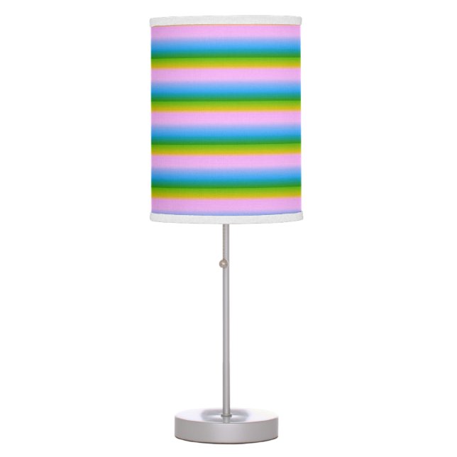 Candy Coated Stripes Table Lamp (Front)