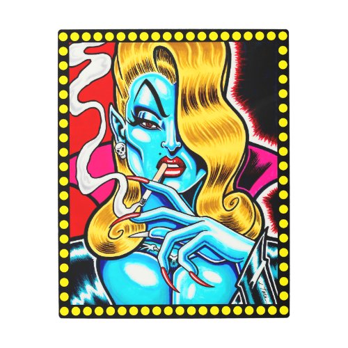 Candy CoffinMarquee Metal Print