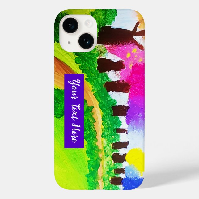 Candy Color Trees - iPhone Case (Back)