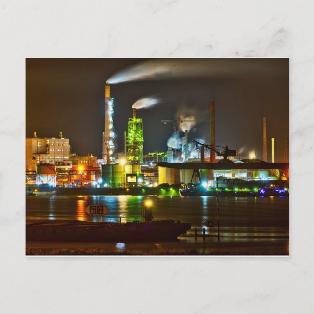 Candy colored factory postcard (Front)