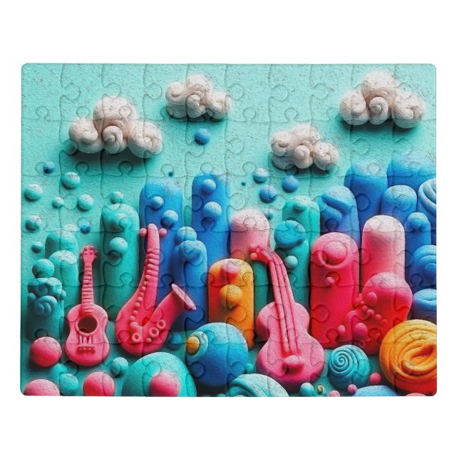 Candy Colored Instruments jigsaw puzzle  (Puzzle Horizontal)