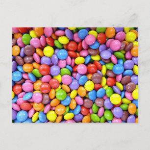 Candy: Colorful Confectionery Postcard