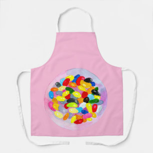 Candy colorful sweet jelly lollies apron